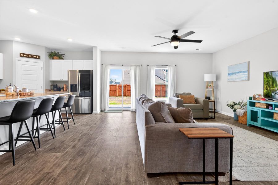 Furnished interior view inside a new home in Lindera Preserve at Cane Bay Plantation, Summerville (Image 7).