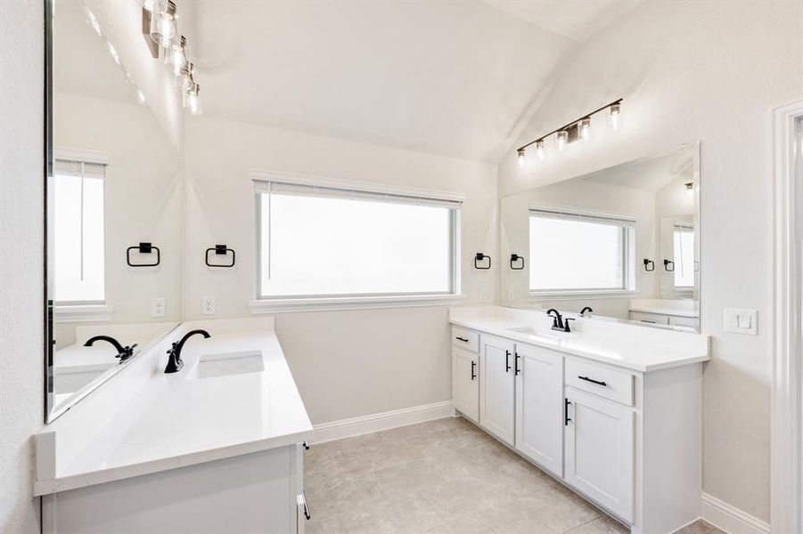 Furnished interior view inside a new home in Parks at Panchasarp Farms 65, Burleson (Image 11). Furnished interior view inside a new home in Parks at Panchasarp Farms 65, Burleson (Image 11).