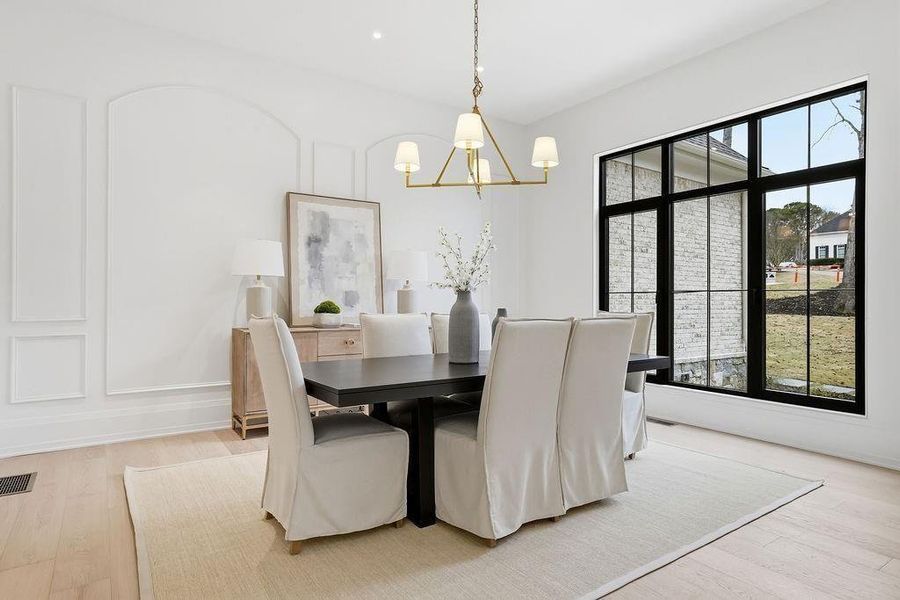 Furnished interior view inside a new home in , Milton (Image 5).