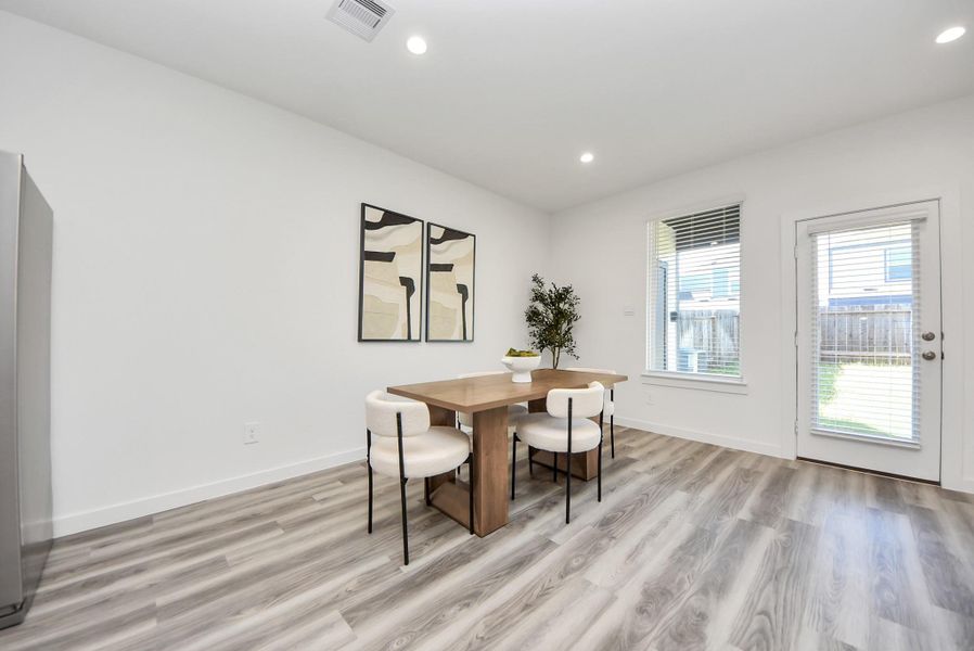 Furnished interior view inside a new home in , Houston (Image 17).