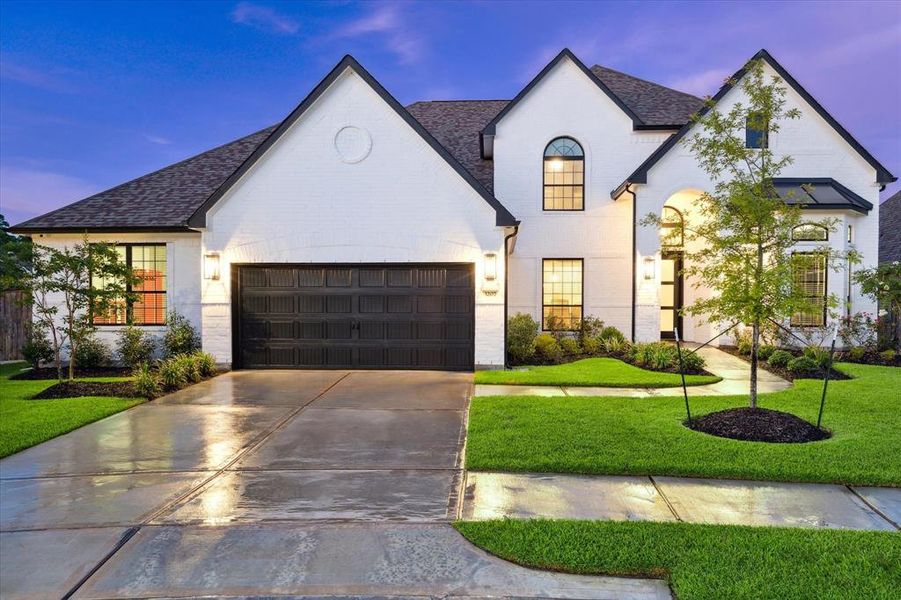 This exquisite custom built J. Patrick home is located on a cul-de-sac in the back of Kingwood.  This rare gem was expanded to include wider hallways and features an elevator that connects the second primary bedroom to the upstairs.