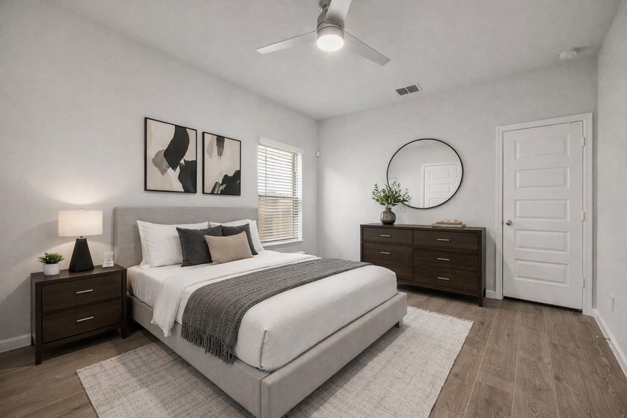 Virtually Staged - 2nd Bedroom Downstairs Virtually Staged - 2nd Bedroom Downstairs