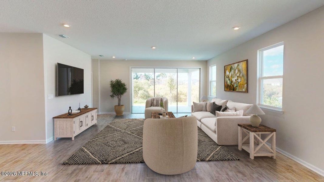 Furnished interior view inside a new home in Lakes at Bella Lago, Green Cove Springs (Image 7).