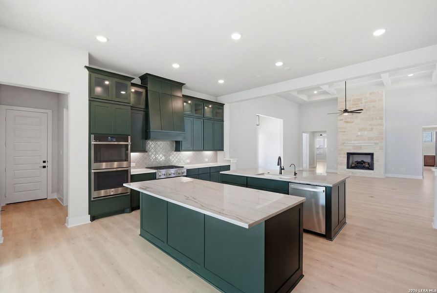 Furnished interior view inside a new home in Potranco Oaks, San Antonio (Image 11).