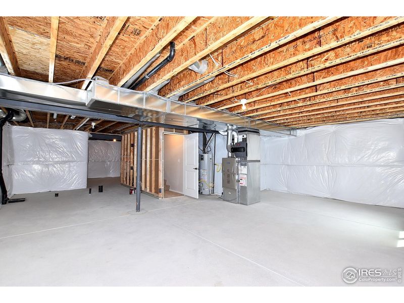 In-progress construction of a new home in Southridge, Johnstown, CO (Image 36).