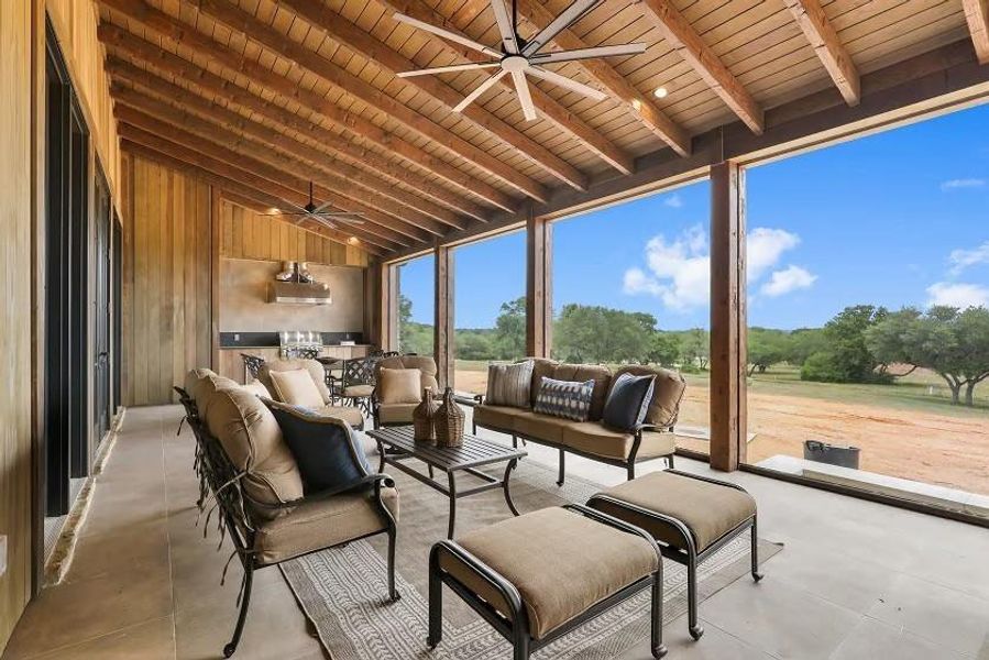 Back patio