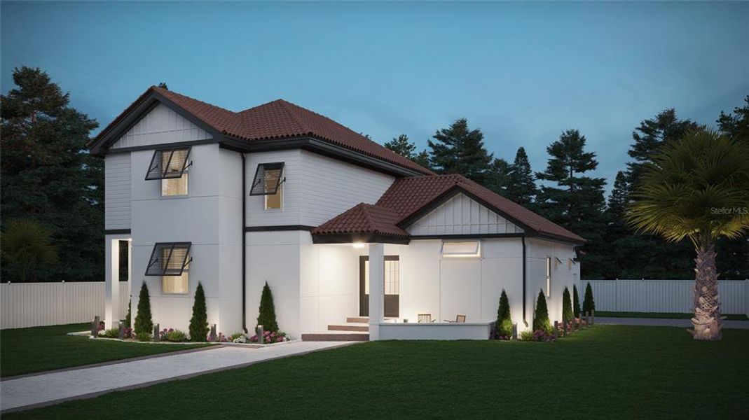 Front exterior of a new home in , Tampa, FL, highlighting curb appeal (Image 9). Front exterior of a new home in , Tampa, FL, highlighting curb appeal (Image 9).