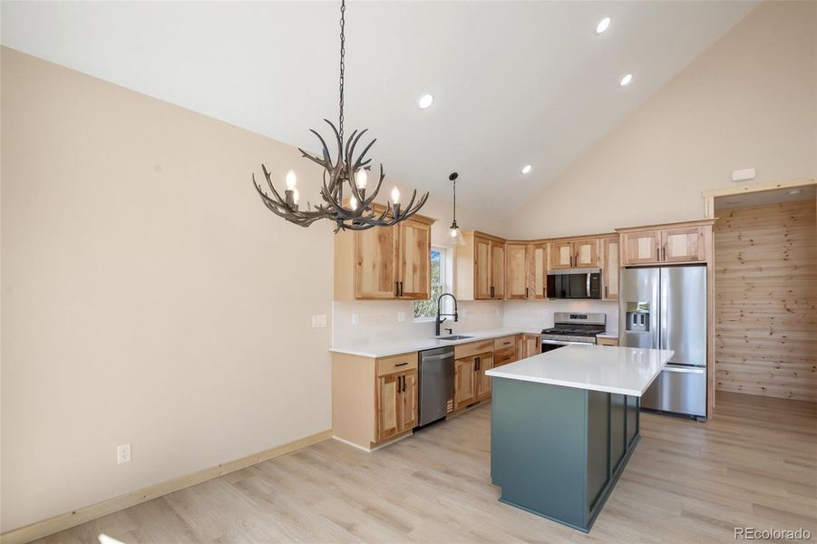 Furnished interior view inside a new home in , Divide (Image 5). Furnished interior view inside a new home in , Divide (Image 5).