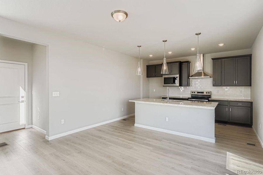 Furnished interior view inside a new home in Wolf Creek Run, Strasburg (Image 7).