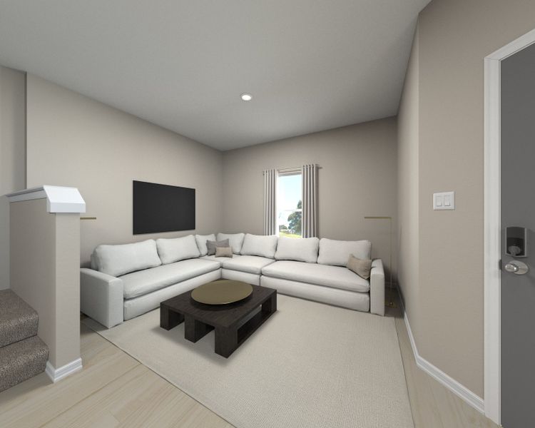 Flex room in the Verona floorplan