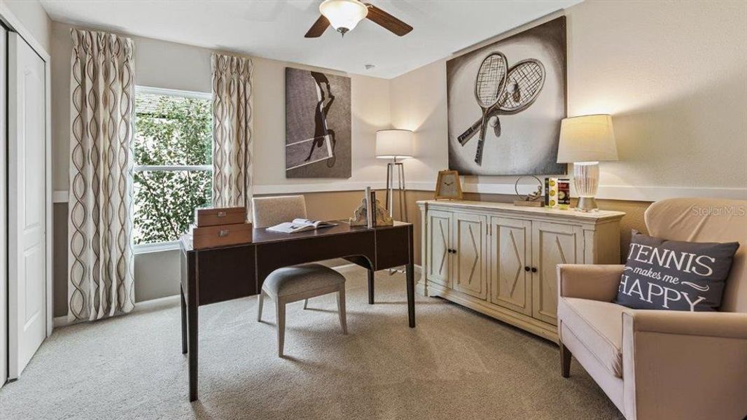 Furnished interior view inside a new home in Sawmill Branch Express, Palm Coast (Image 18).