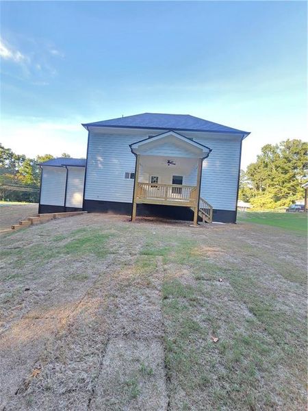 Exterior details and patio area of a home in , Austell (Image 29).