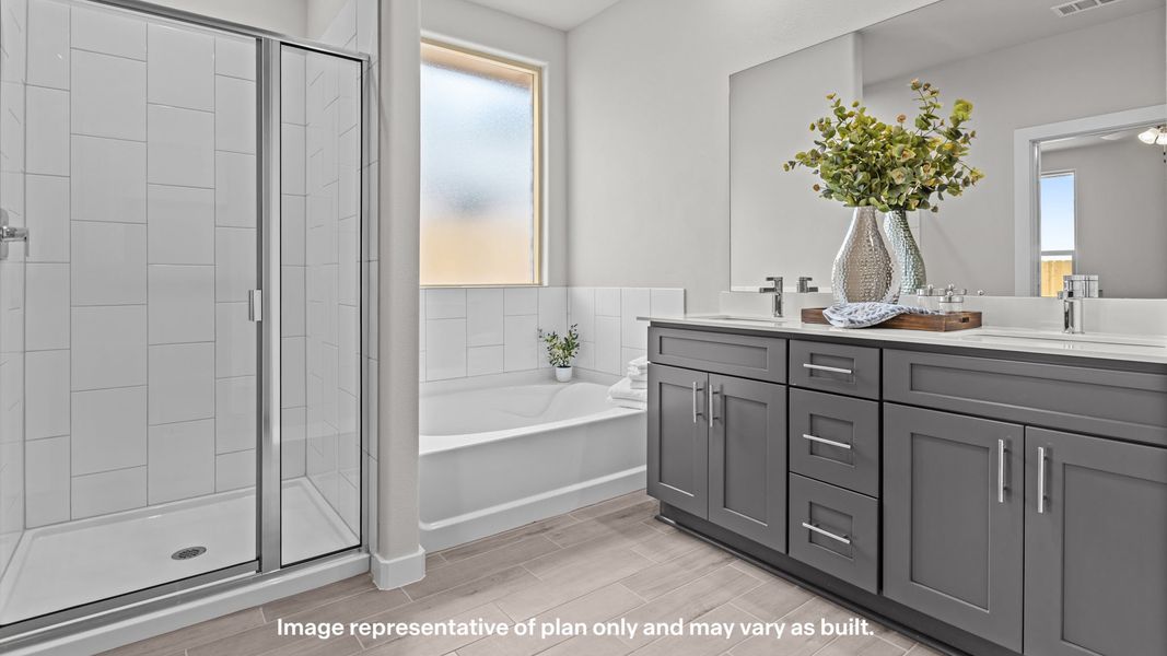 Furnished interior view inside a new home in Northwest Passage, Midland (Image 7). Furnished interior view inside a new home in Northwest Passage, Midland (Image 7).