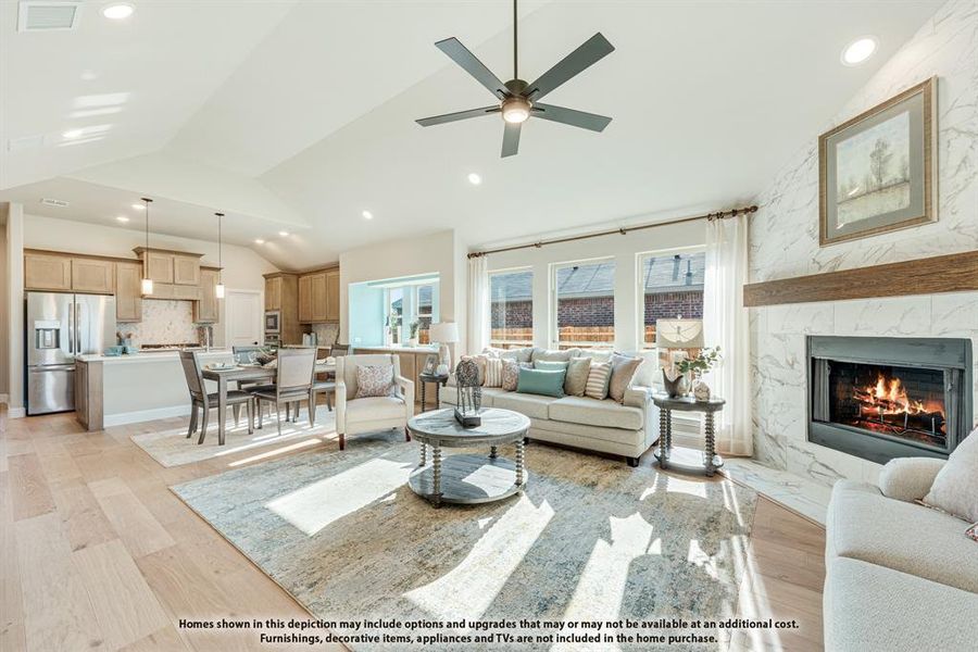 Furnished interior view inside a new home in Anderson Crossing, Trenton (Image 16).