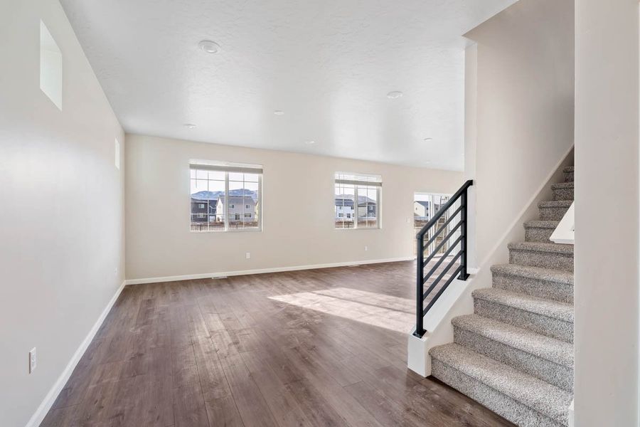 Spacious, unfurnished interior of a new home in Sky Ranch, Watkins (Image 18). Spacious, unfurnished interior of a new home in Sky Ranch, Watkins (Image 18).