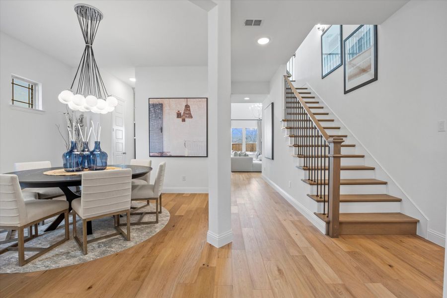 Furnished interior view inside a new home in Lake Shore Village, Rowlett (Image 5).