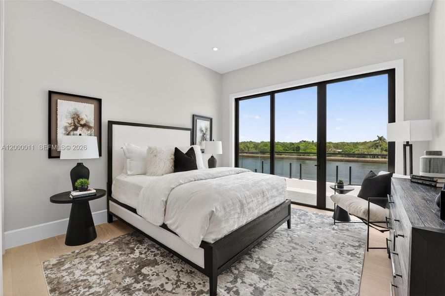 Furnished interior view inside a new home in , Fort Lauderdale (Image 43).