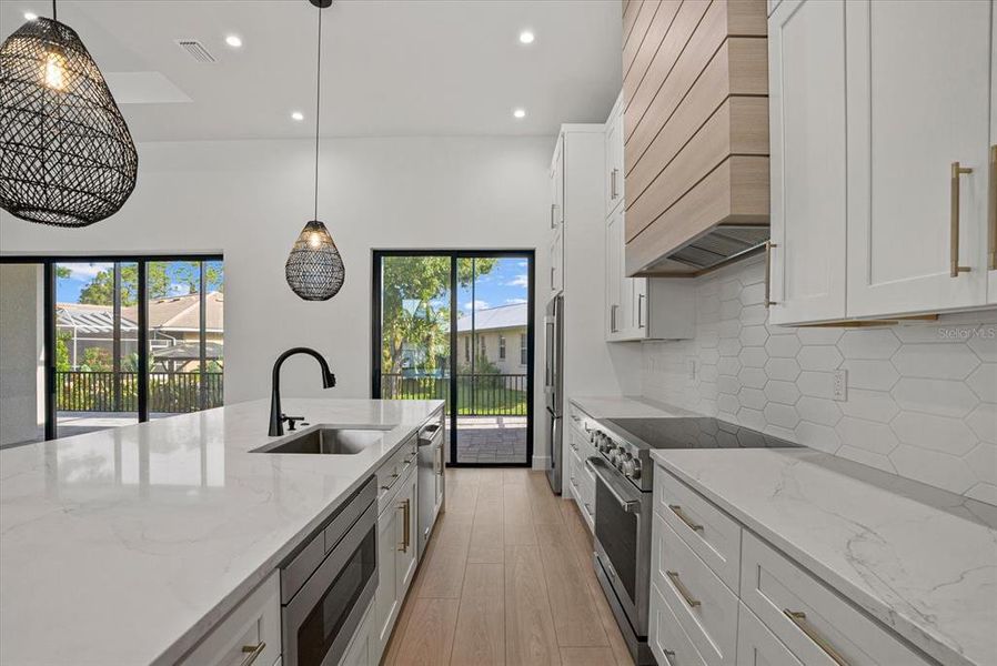 Furnished interior view inside a new home in , Nokomis (Image 12).