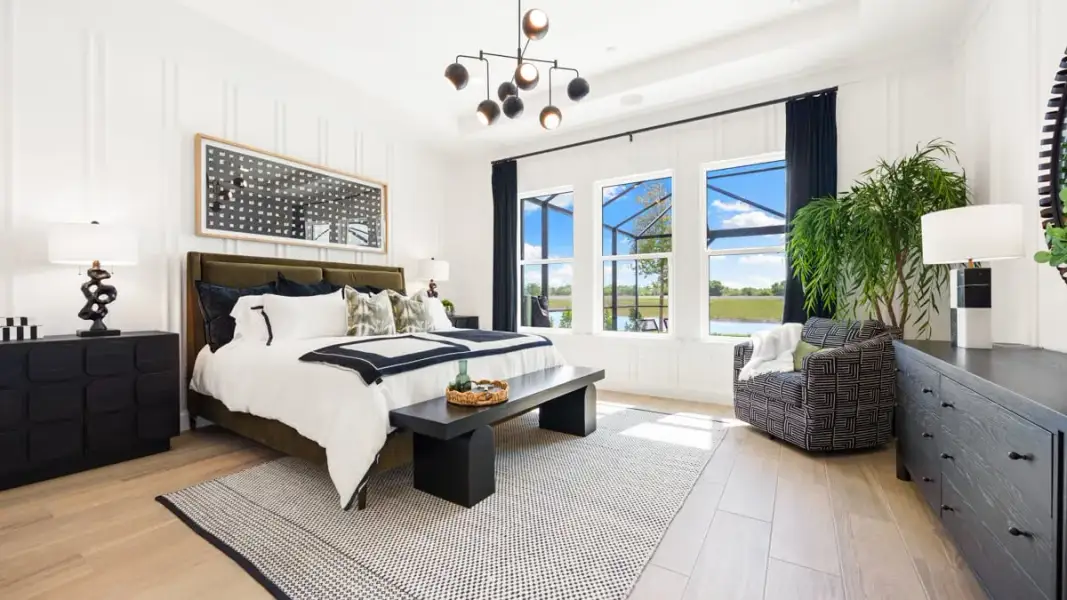 Representative furnished interior of a home built from the Palermo by Taylor Morrison in Esplanade at Pinewalk, St. Johns (Image 8).
