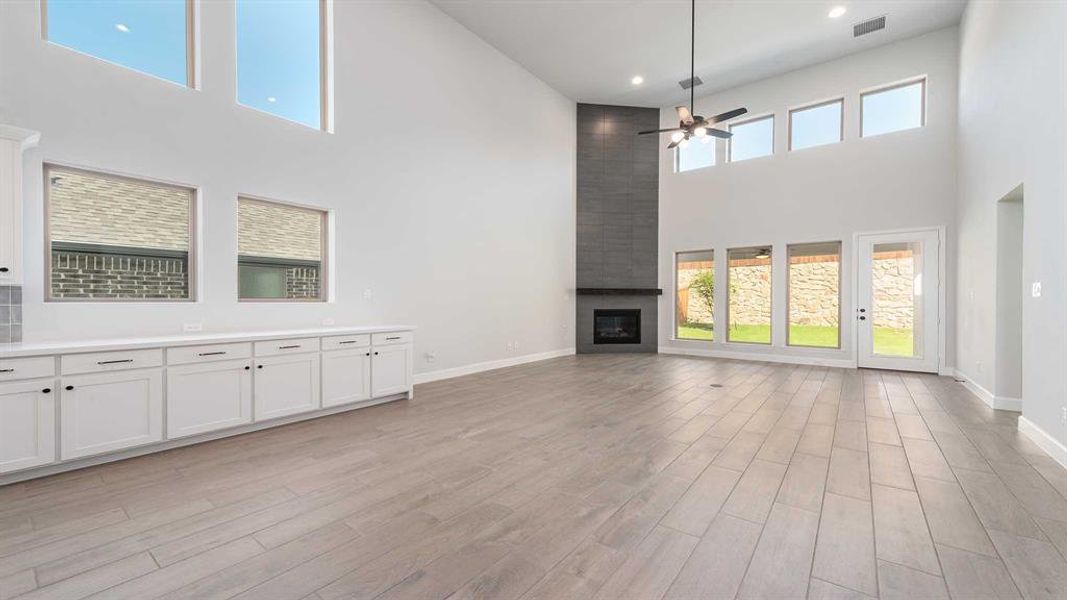 Furnished interior view inside a new home in The Heights At Uptown Celina 50', Celina (Image 12).