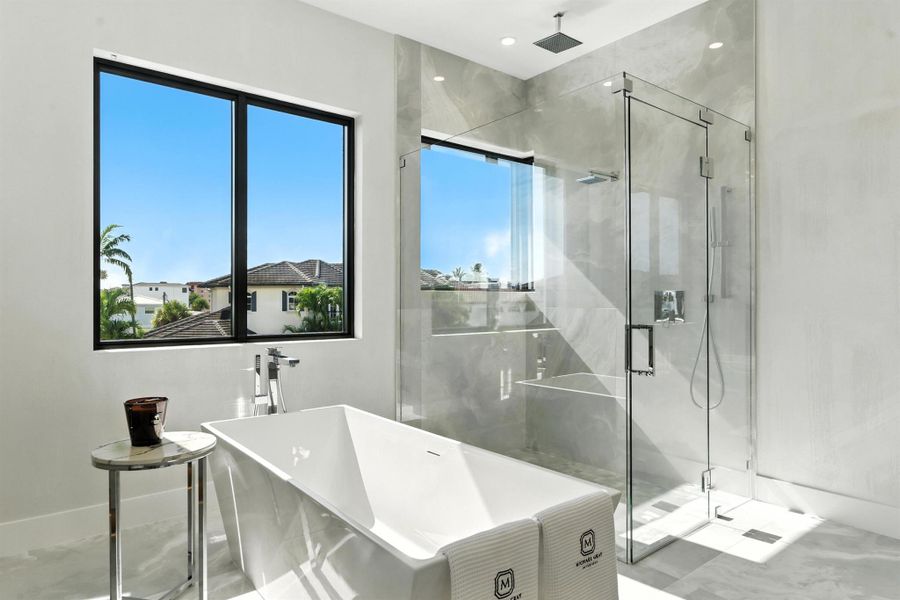 Furnished interior view inside a new home in , Boca Raton (Image 42).