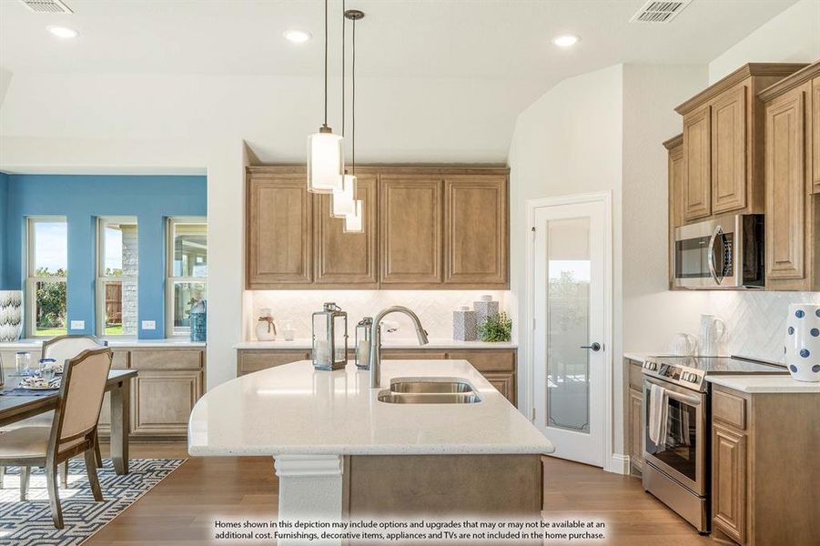 Furnished interior view inside a new home in Timberbrook 3B-4A, Justin (Image 22).