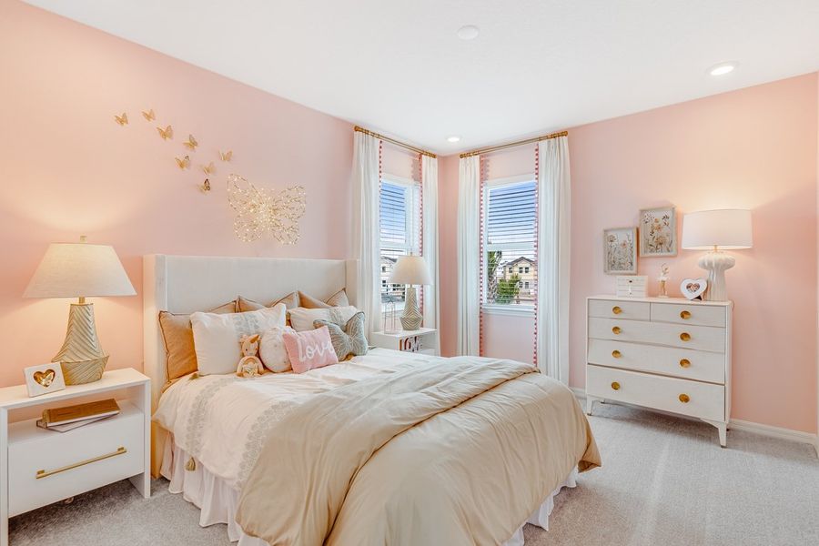Furnished interior view inside a new home in Center Lake Ranch Community Group Page, St. Cloud (Image 30).