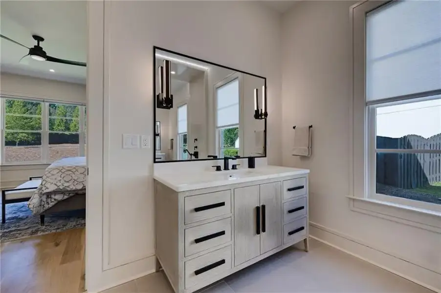 Furnished interior view inside a new home in , Sandy Springs (Image 40).