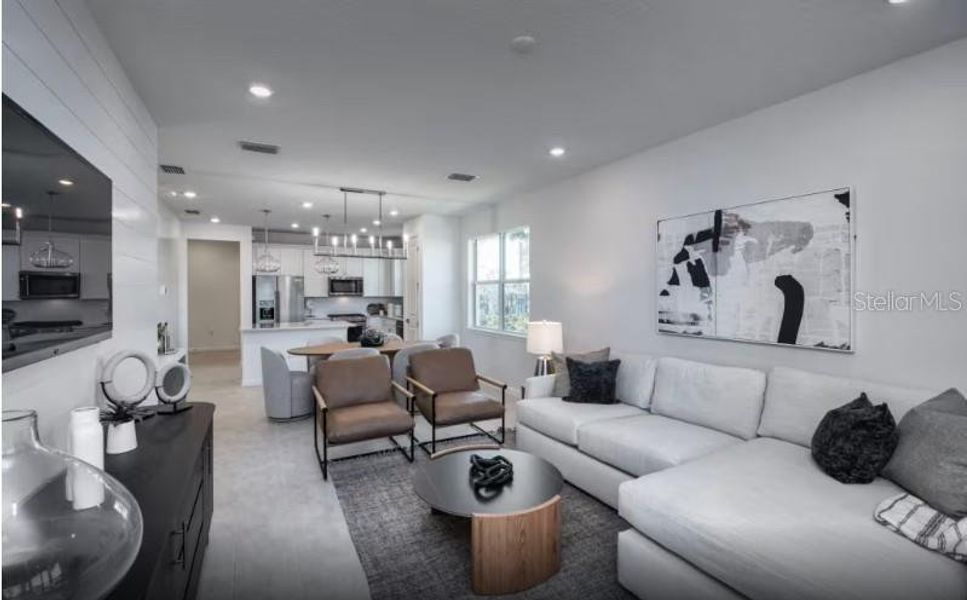 Furnished interior view inside a new home in Shores at Stillwater, Englewood (Image 6).