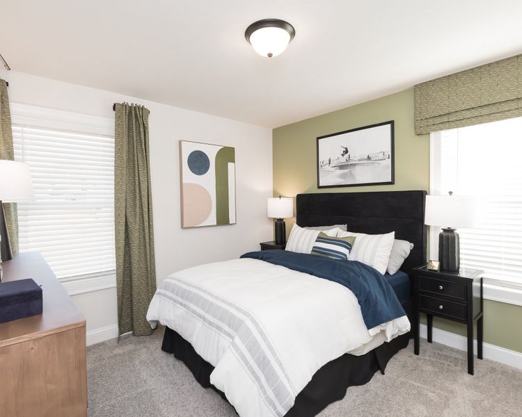 Furnished interior view inside a new home in Marshburn Landing - Bungalow Series, Wendell (Image 14).