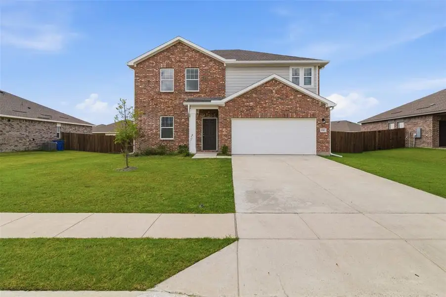 Front exterior of a new home in , Josephine, TX, highlighting curb appeal (Image 2). Front exterior of a new home in , Josephine, TX, highlighting curb appeal (Image 2).