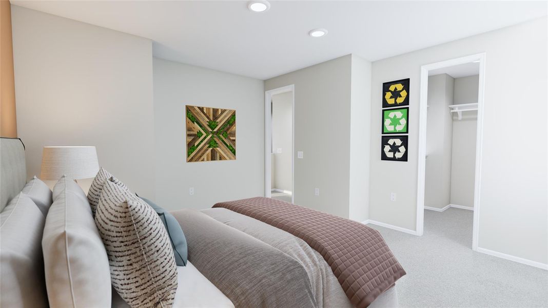 Furnished interior view inside a new home in Anniston, Katy (Image 25).