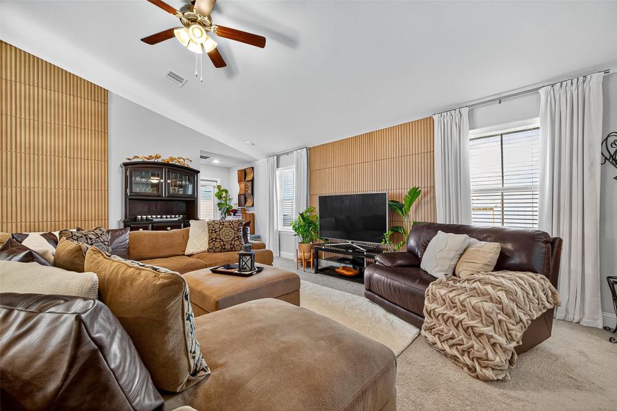 Furnished interior view inside a new home in Sunterra, Katy (Image 15).