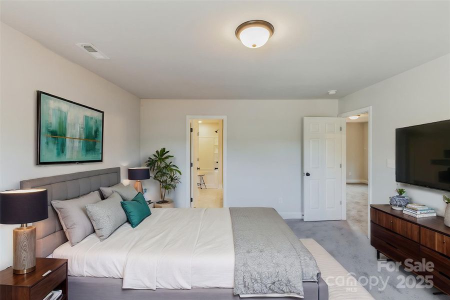 Furnished interior view inside a new home in , Morganton (Image 5).