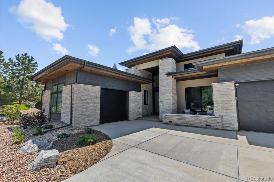 Exterior details and patio area of a home in , Castle Rock (Image 25).