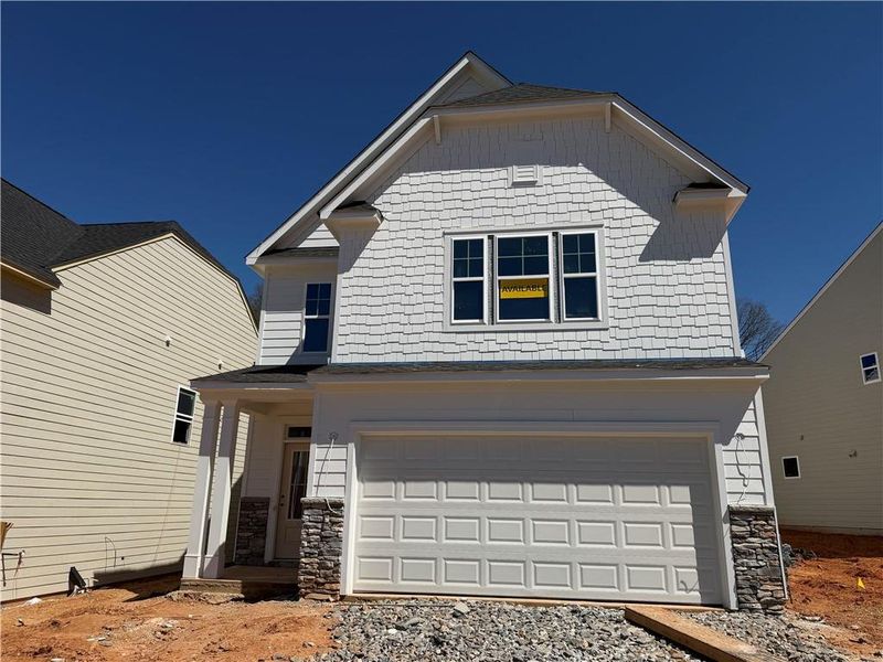 In-progress construction of a new home in Villas at Dawsonville, Dawsonville, GA (Image 43).