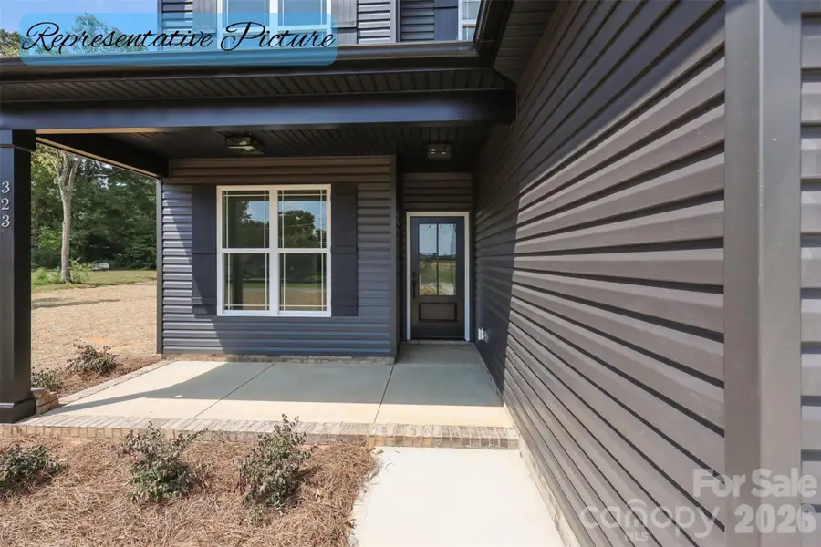 Exterior details and patio area of a home in , Albemarle (Image 3). Exterior details and patio area of a home in , Albemarle (Image 3).