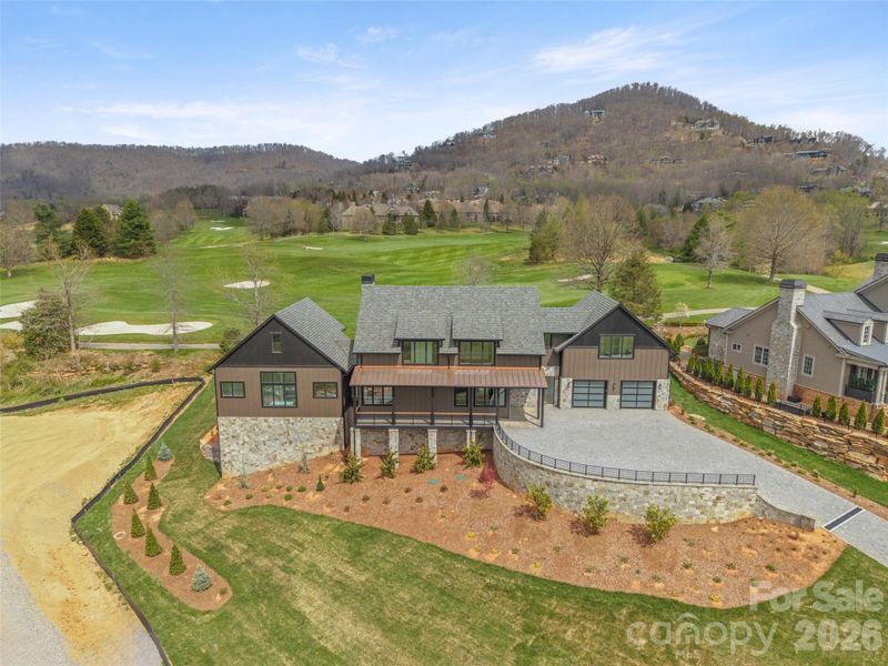 Front exterior of a new home in , Arden, NC, highlighting curb appeal (Image 20).