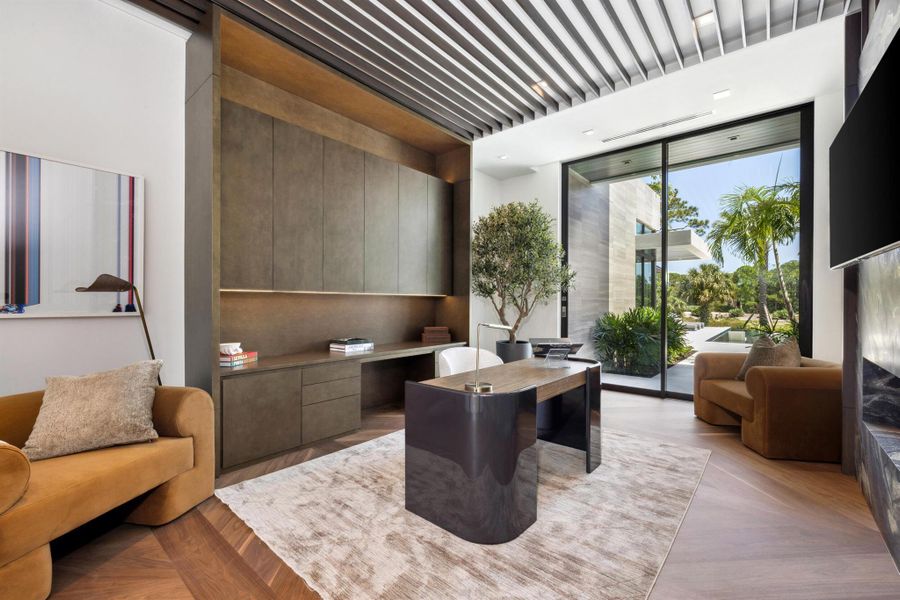 Furnished interior view inside a new home in , Jupiter (Image 10).