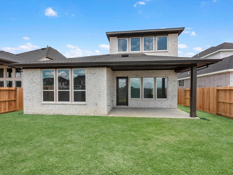 Exterior details and patio area of a home in Jubilee 50′, Hockley (Image 3). Exterior details and patio area of a home in Jubilee 50′, Hockley (Image 3).