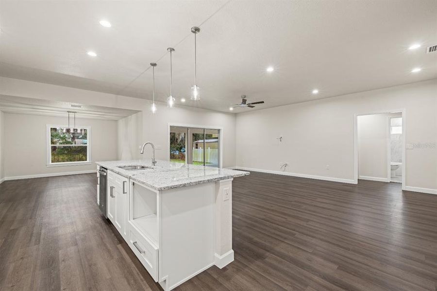 Furnished interior view inside a new home in , San Antonio (Image 12).