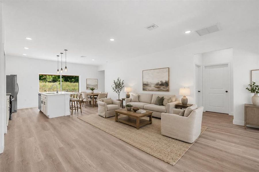 Furnished interior view inside a new home in , Ocala (Image 14). Furnished interior view inside a new home in , Ocala (Image 14).