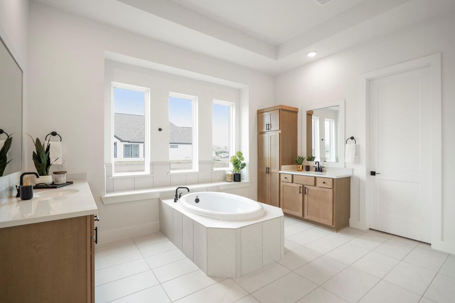 Furnished interior view inside a new home in Magnolia Bend, Rosharon (Image 20).