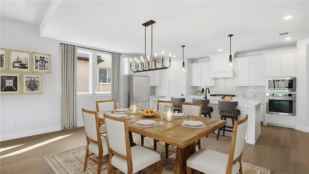 Furnished interior view inside a new home in Talon Hills, Fort Worth (Image 3).