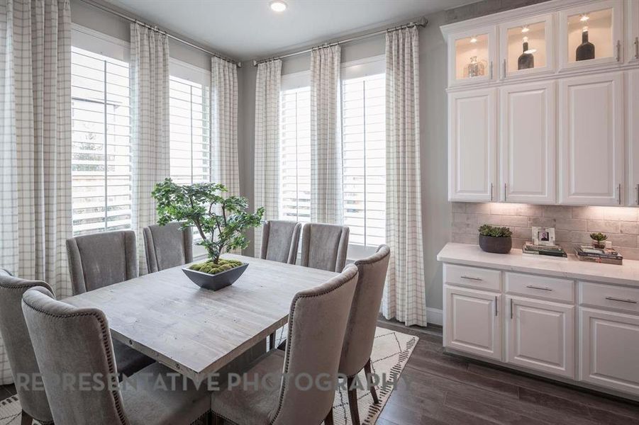 Furnished interior view inside a new home in Star Trail, Prosper (Image 26).