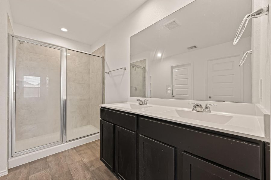 Furnished interior view inside a new home in Windstone on the Prairie, Richmond (Image 33).