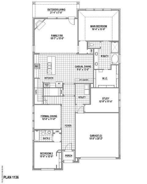 Plan 1136 1st Floor