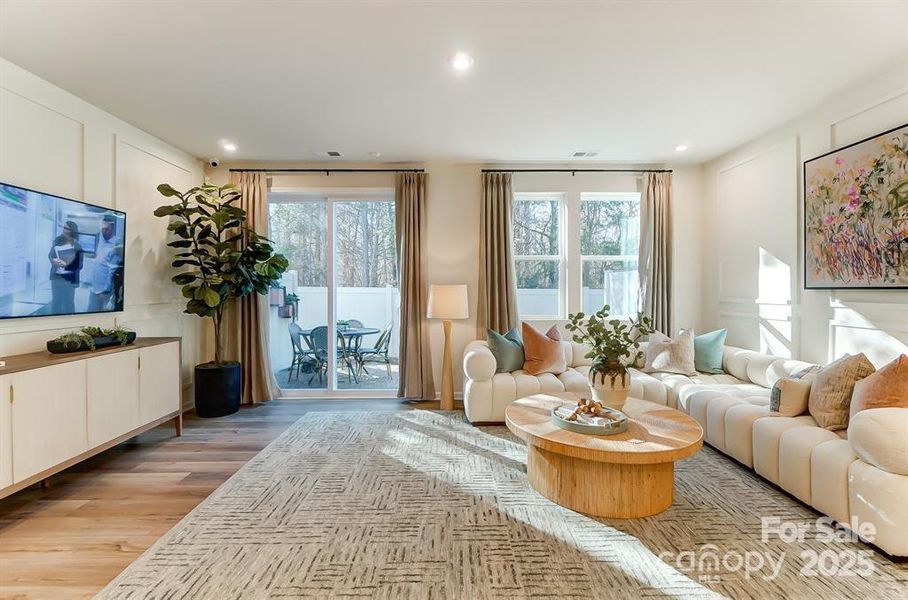 Furnished interior view inside a new home in Arbor Chase, Clover (Image 10).