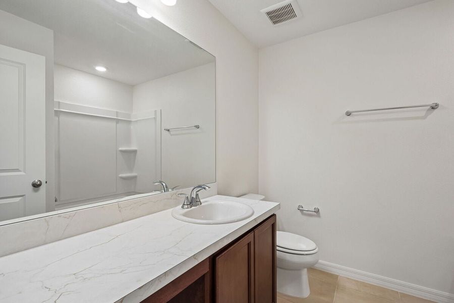 Furnished interior view inside a new home in The Preserve at Legends Pointe II, Hudson (Image 6).