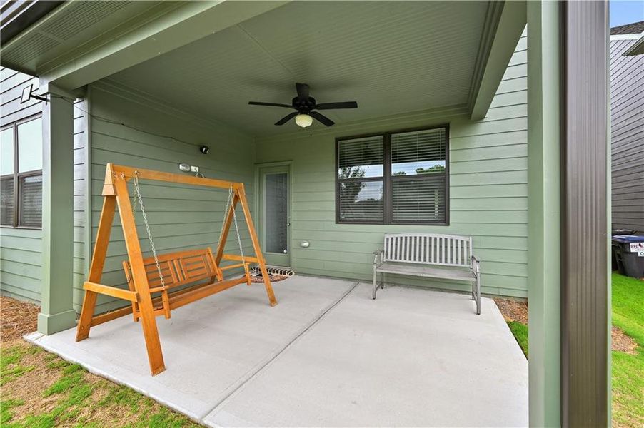 Exterior details and patio area of a home in , Buford (Image 22). Exterior details and patio area of a home in , Buford (Image 22).